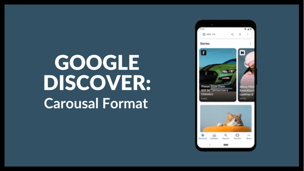 google stories carousal format