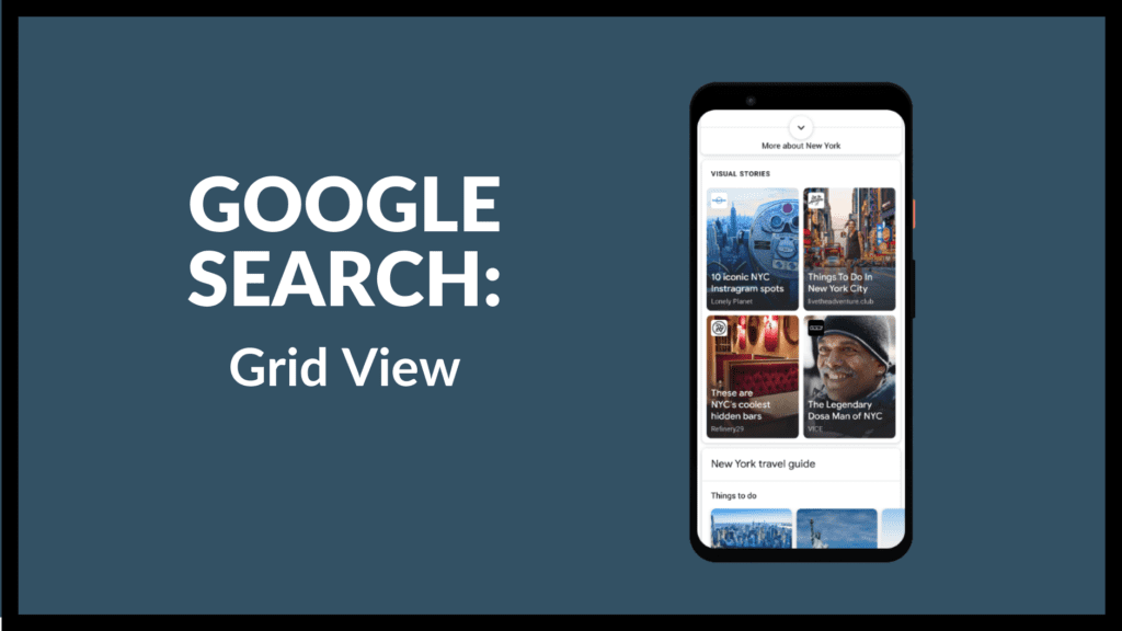 google stories grid view